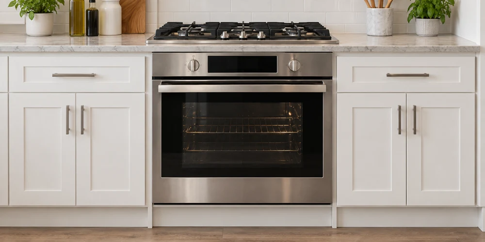 Oven in a home